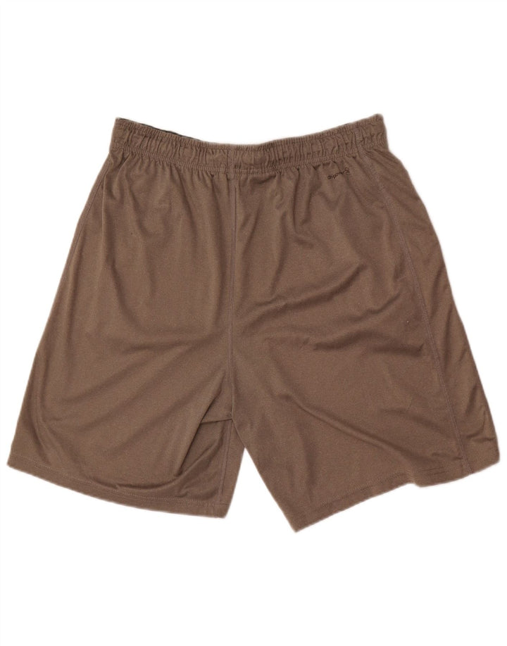 Russell Athletic Herren-Sportshorts aus mittelgrauem Polyester