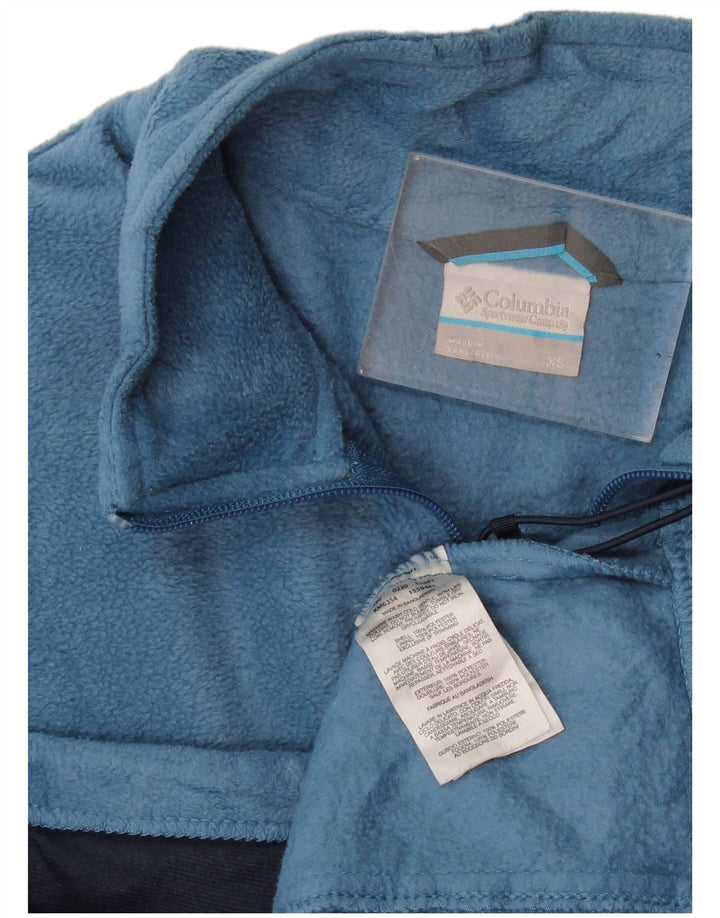 Columbia Damen Übergroße Fleecejacke UK 6 XS Blau Polyester