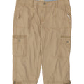 LEVI'S Womens Bermuda Cargo Shorts US 8 Medium W32  Beige Cotton Vintage Levi's and Second-Hand Levi's from Messina Hembry 