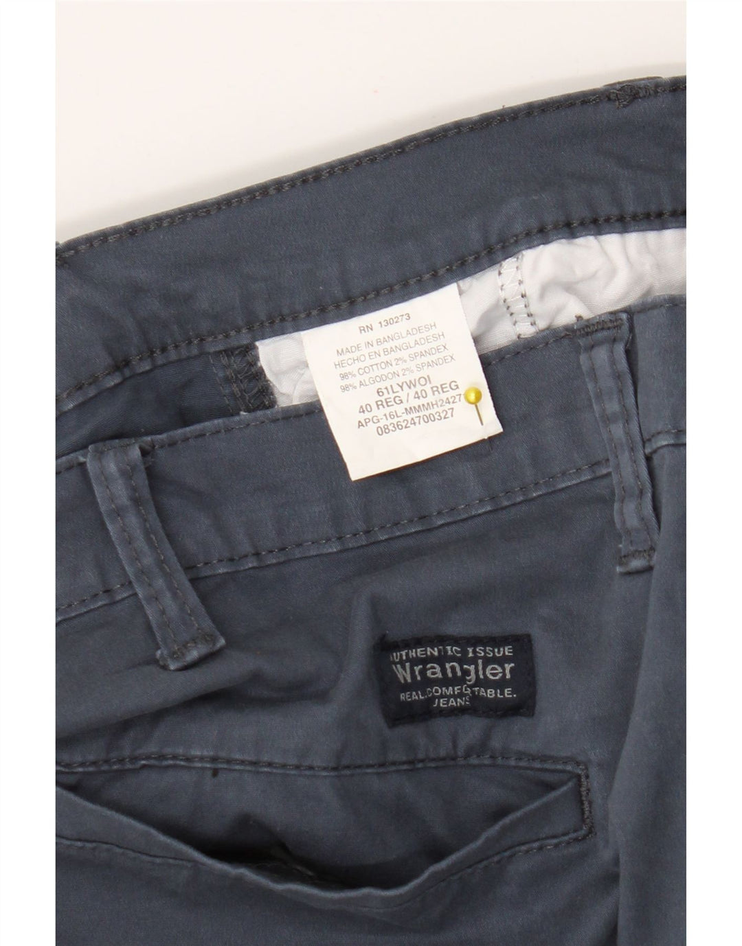 Wrangler Herren Cargoshorts W40 XL Marineblaue Baumwolle