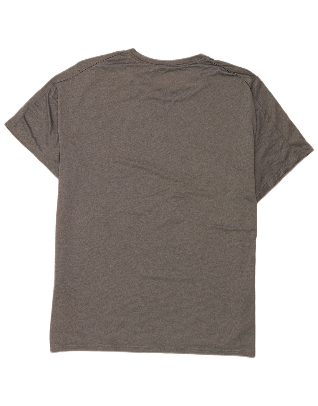 Nike Herren Dri Fit T-Shirt Top XL Grau geflecktes Polyester