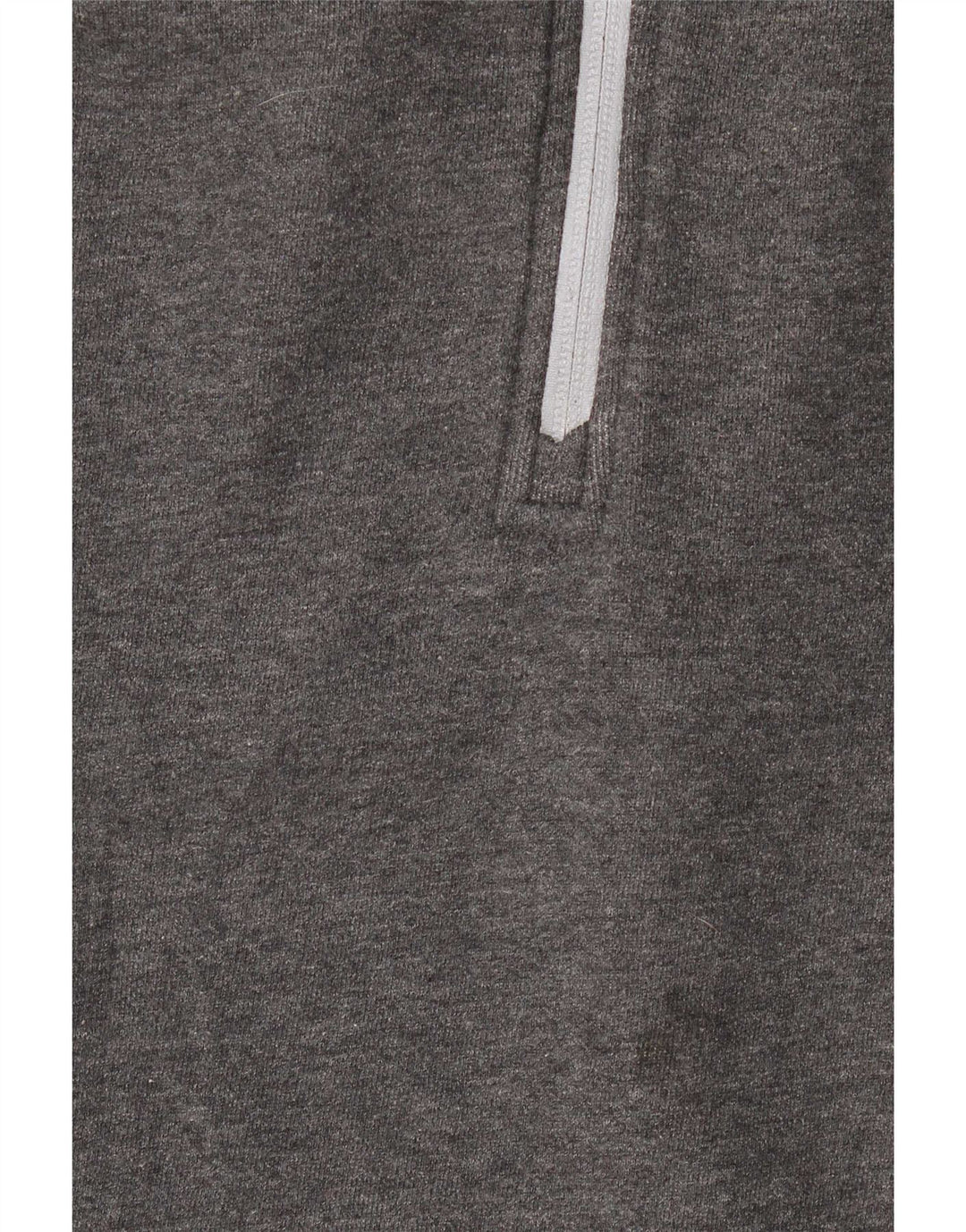 Lotto Herren-Sweatshirt mit Reißverschluss am Hals, Größe S, Grau, Baumwolle