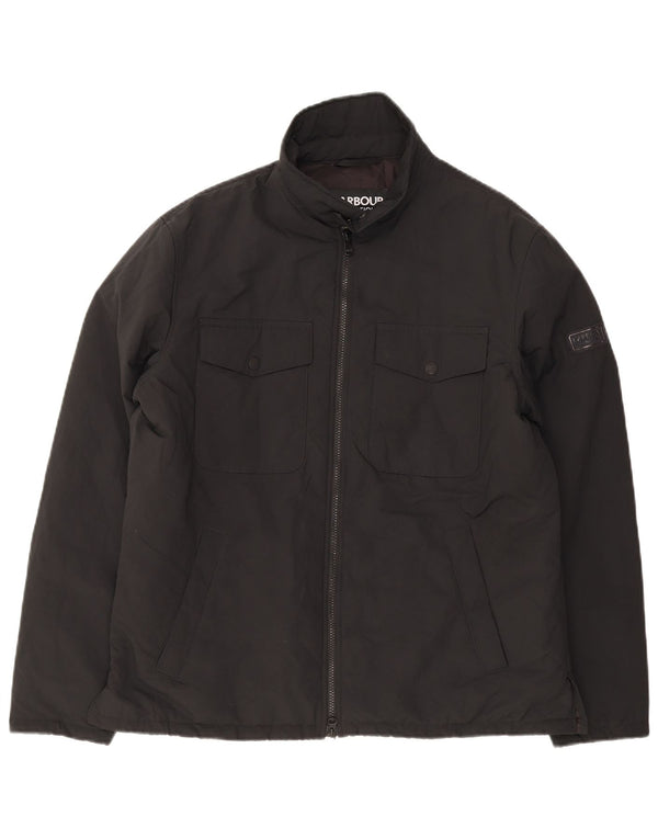 Barbour Mens Windbreaker Jacket UK 40 Large Black