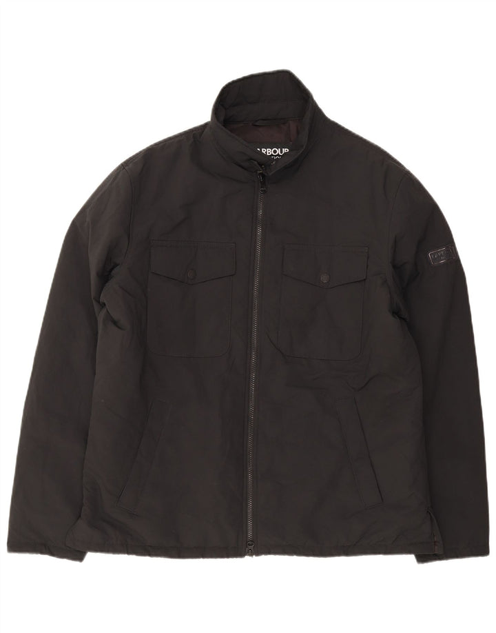 Barbour Herren Windjacke UK 40 Large Schwarz