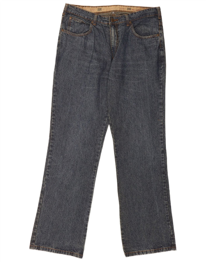 Rivers Herren Straight Jeans W36 L33 Blaue Baumwolle