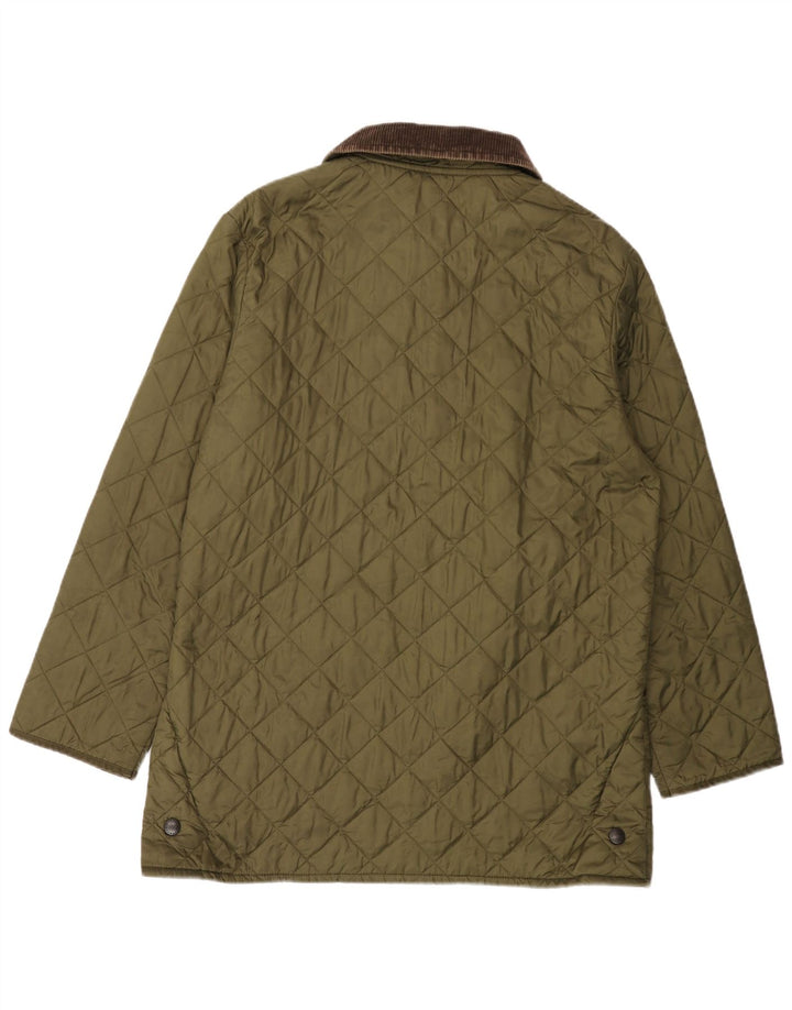 BARBOUR Herren Steppjacke UK 40 Large Khaki Polyamid