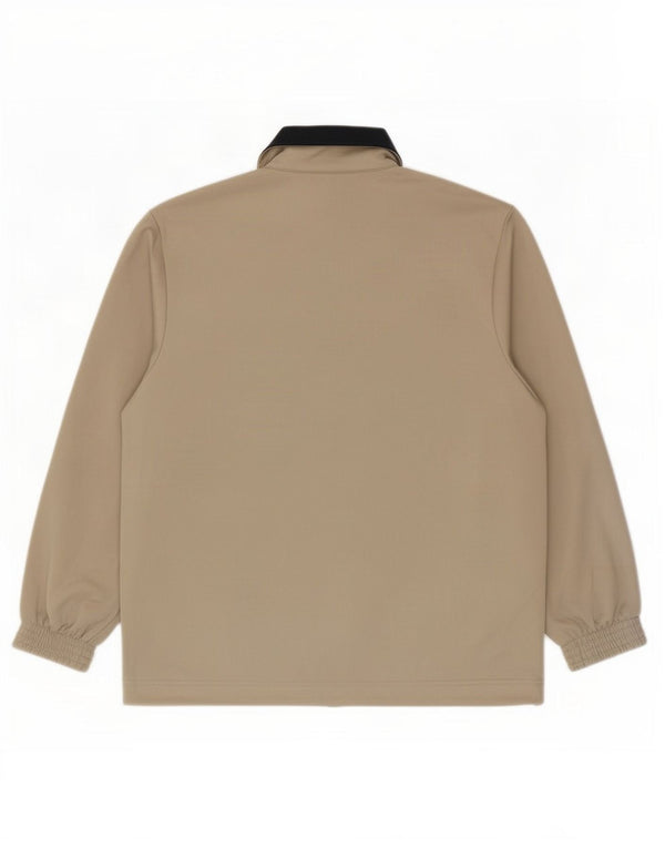 Champion Damen-Trainingsanzug-Top-Jacke, UK 14, Mittelbeige, Farbblock