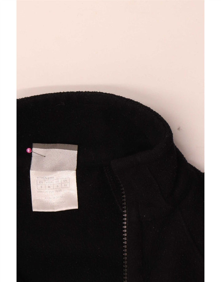 Jack Wolfskin Damen Fleecejacke UK 10 Small Schwarz Polyester