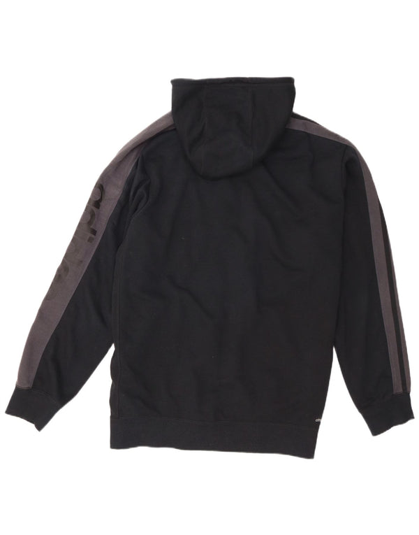 Adidas Herren Climalite Graphic Zip Hoodie Pullover XL Schwarz Farbblock