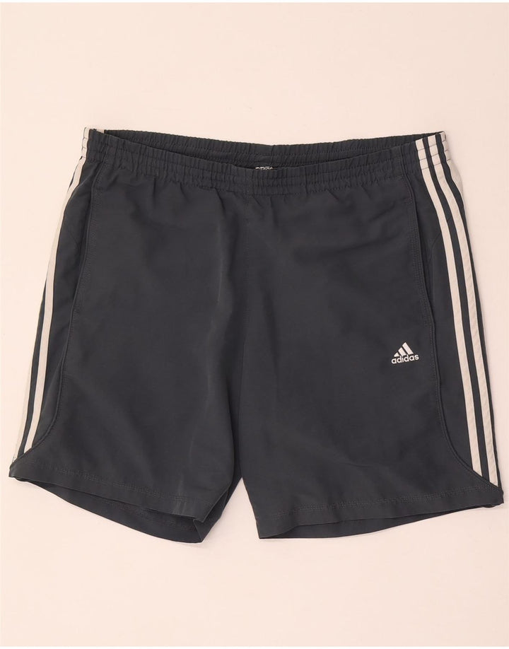 Adidas Herren Climalite Sport Shorts Mittelgraues Polyester