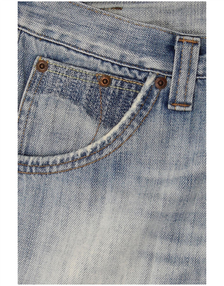 Lee Herren Ripley Denim Shorts W31 Mittelblaue Baumwolle