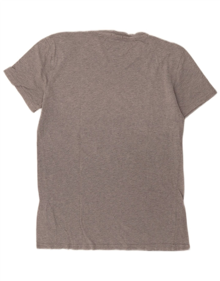 Tommy Hilfiger Herren-T-Shirt mit normaler Passform, Größe S, Grau