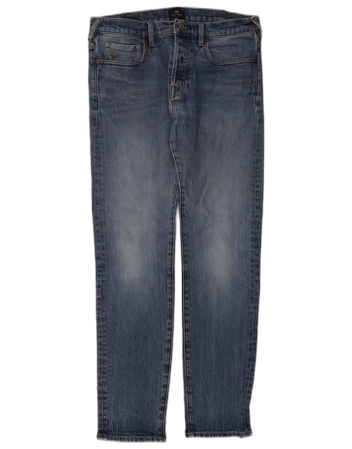 Paul Smith Herren Slim Jeans W32 L30 Blaue Baumwolle