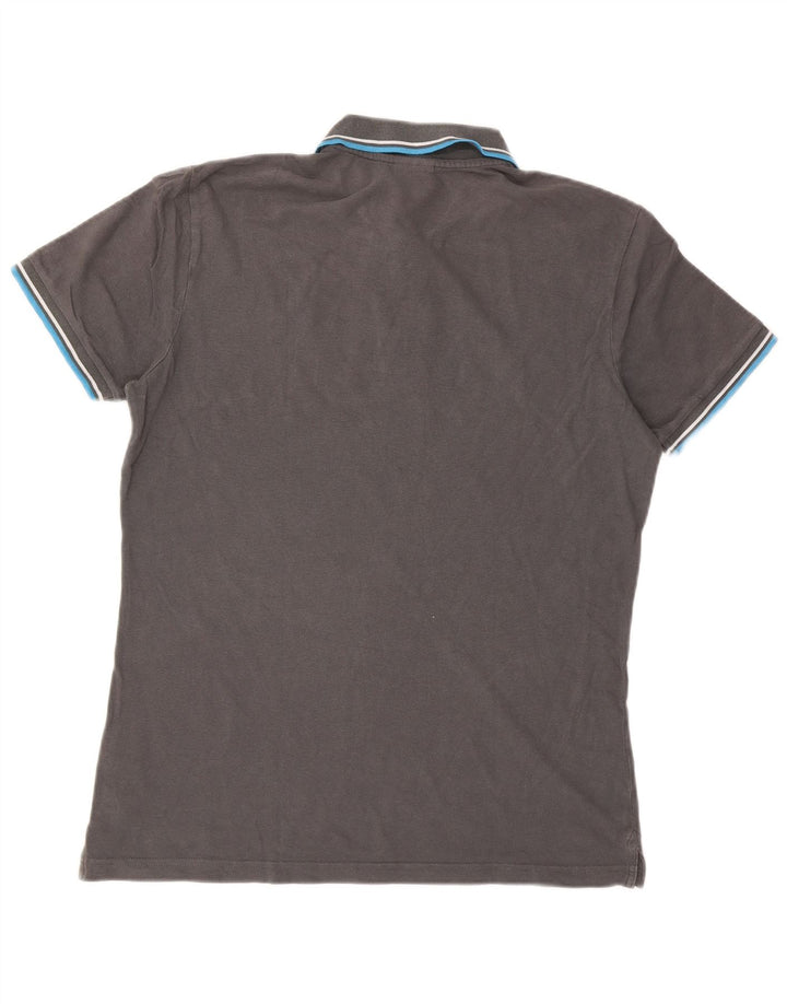 DIADORA Mens Polo Shirt XL Grey Cotton