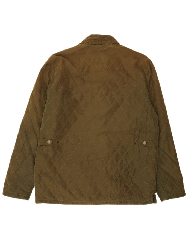 Musto Herren Steppjacke UK 40 Large Khaki Colourblock Polyester