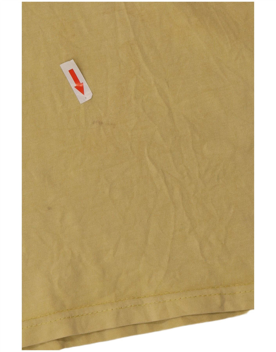 Volcom Herren Grafik-T-Shirt-Oberteil aus mittelgelber Baumwolle