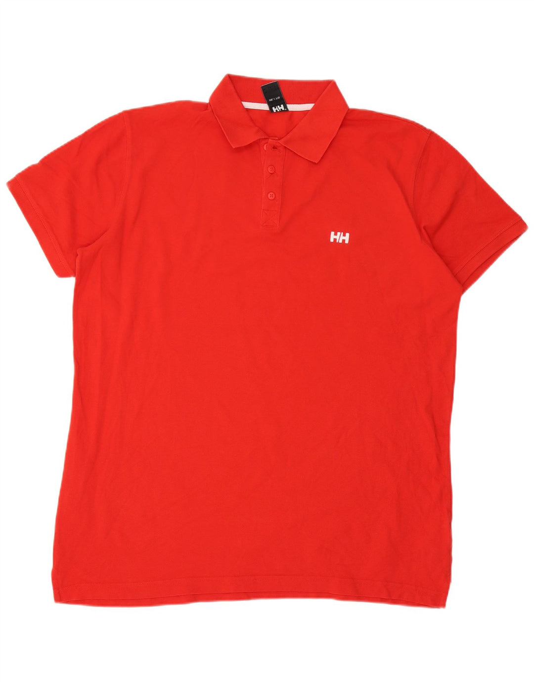 Helly Hansen Herren Poloshirt 2XL Rote Baumwolle