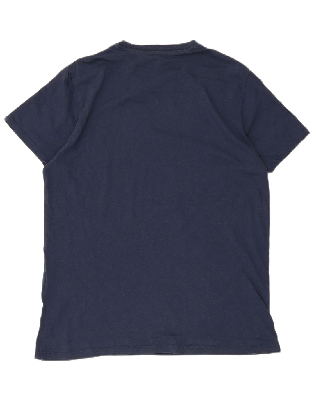 Dockers Herren Khakis Grafik-T-Shirt-Oberteil aus mittelblauer Baumwolle