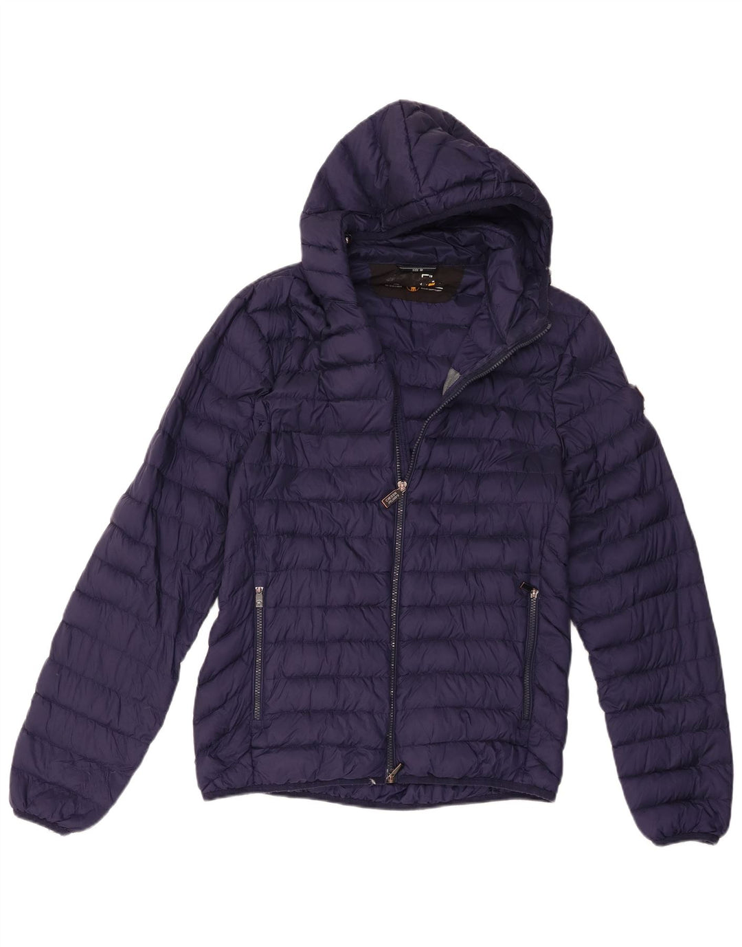 Ciesse Piumini Wattierte Herrenjacke mit Kapuze, UK 40, Mittelmarineblau, Polyamid
