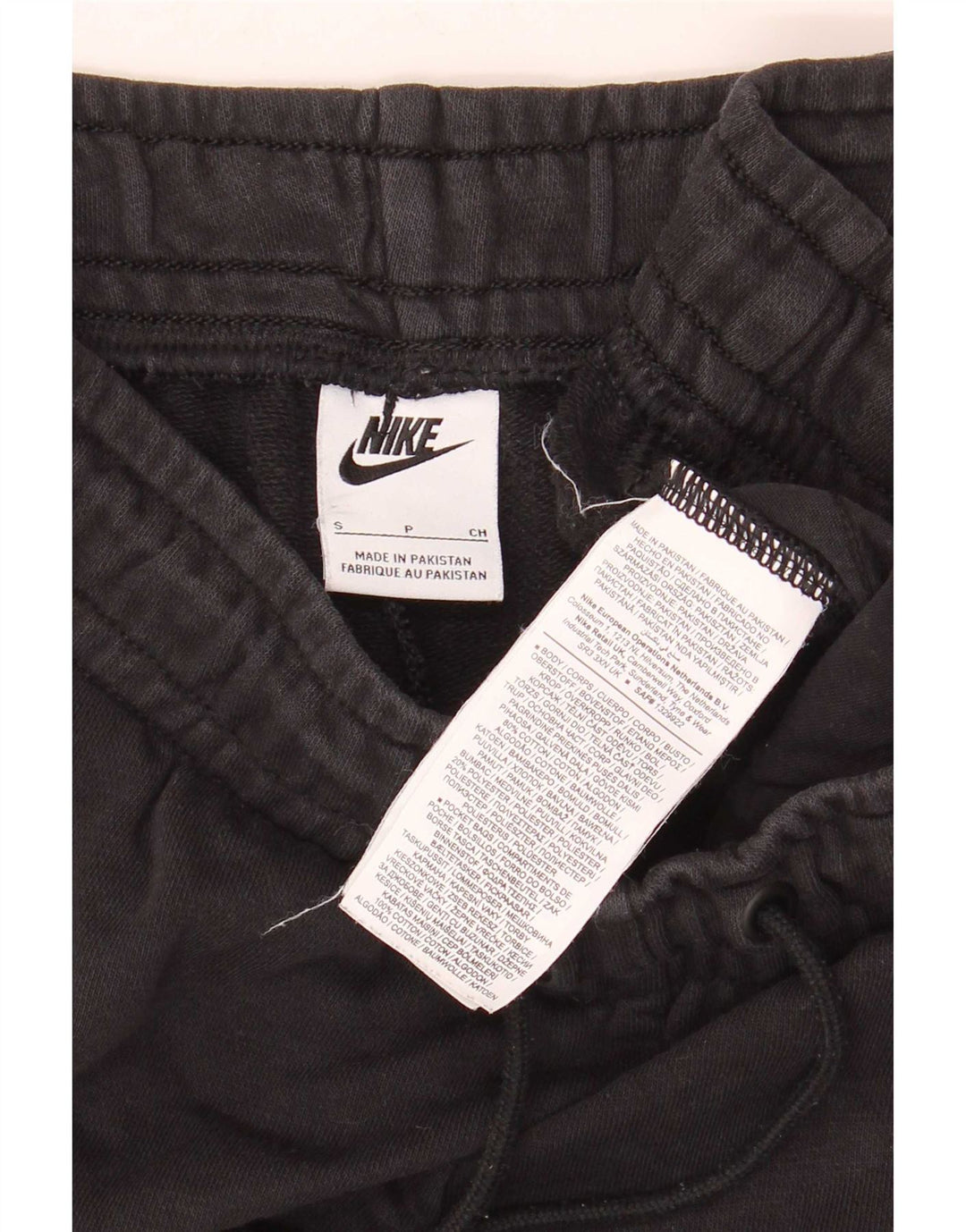 Nike Herren-Trainingshose, Jogginghose, Größe S, Schwarz, Baumwolle