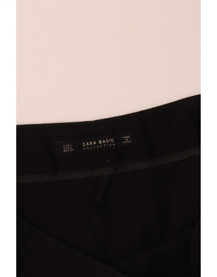 Zara Damen Hotpants Large W30 Schwarz