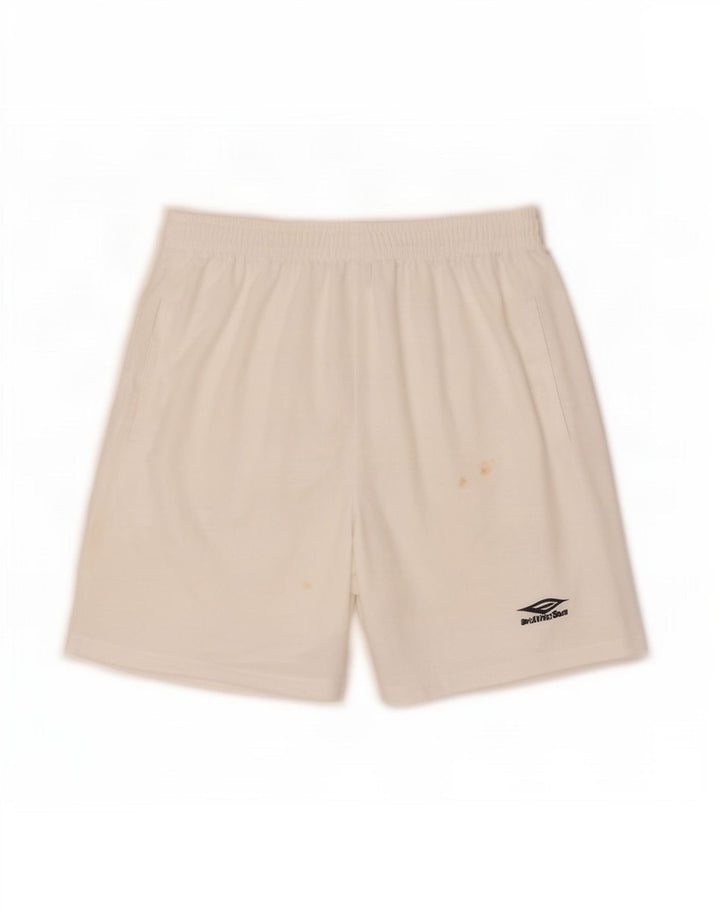 Umbro Herren-Sportshorts, mittelweißes Polyester