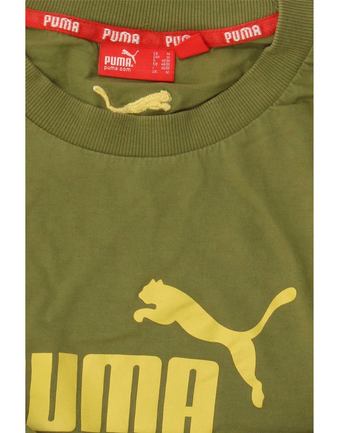 Puma Herren Grafik-T-Shirt-Oberteil Mittelgrün