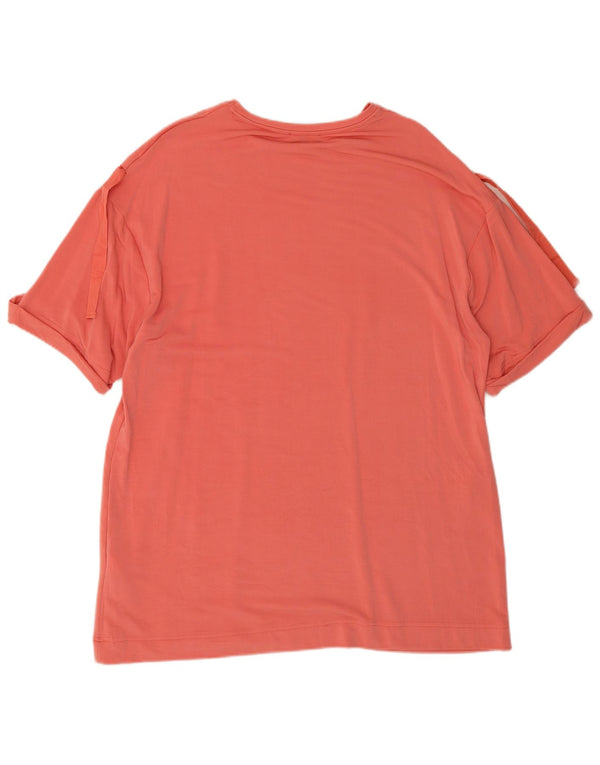 Zara Damen Tunika-Oberteil UK 10 Small Rosa Polyester