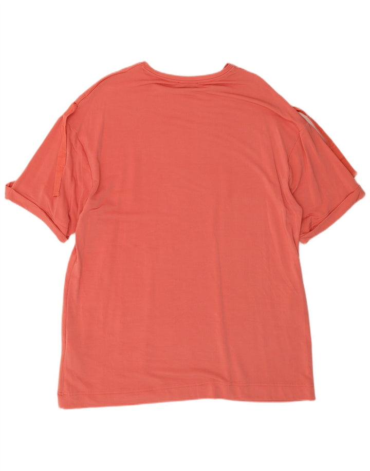 Zara Damen Tunika-Oberteil UK 10 Small Rosa Polyester