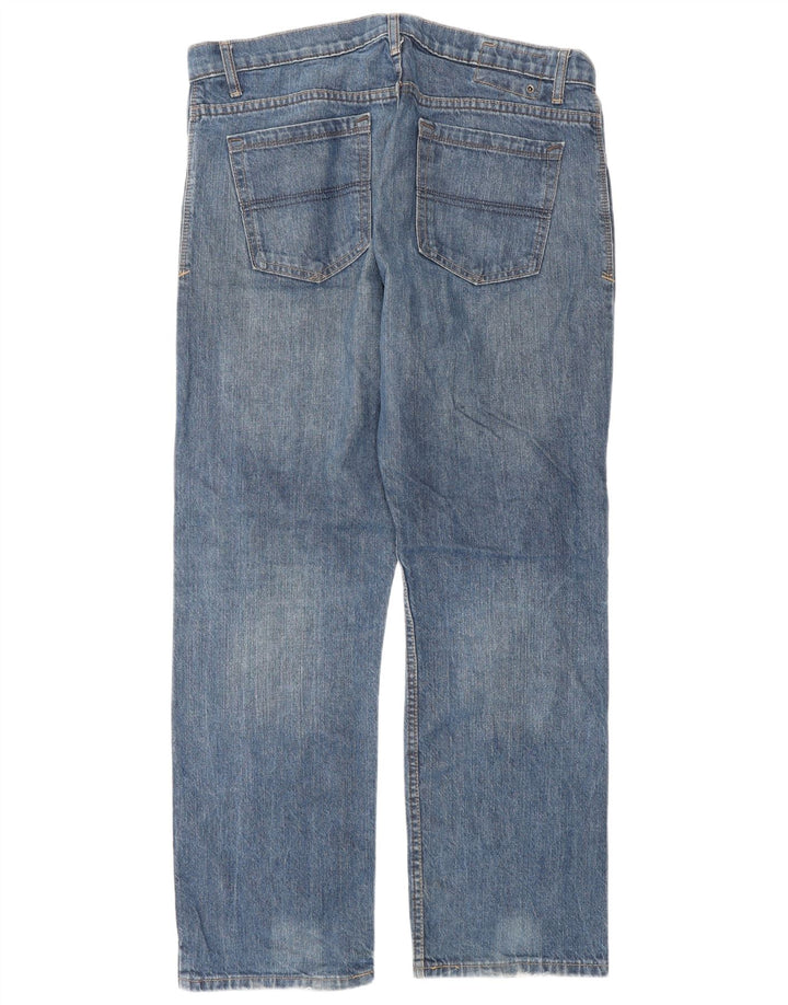 Marks & Spencer Herren Blue Harbor Straight Jeans W34 L29 Blau