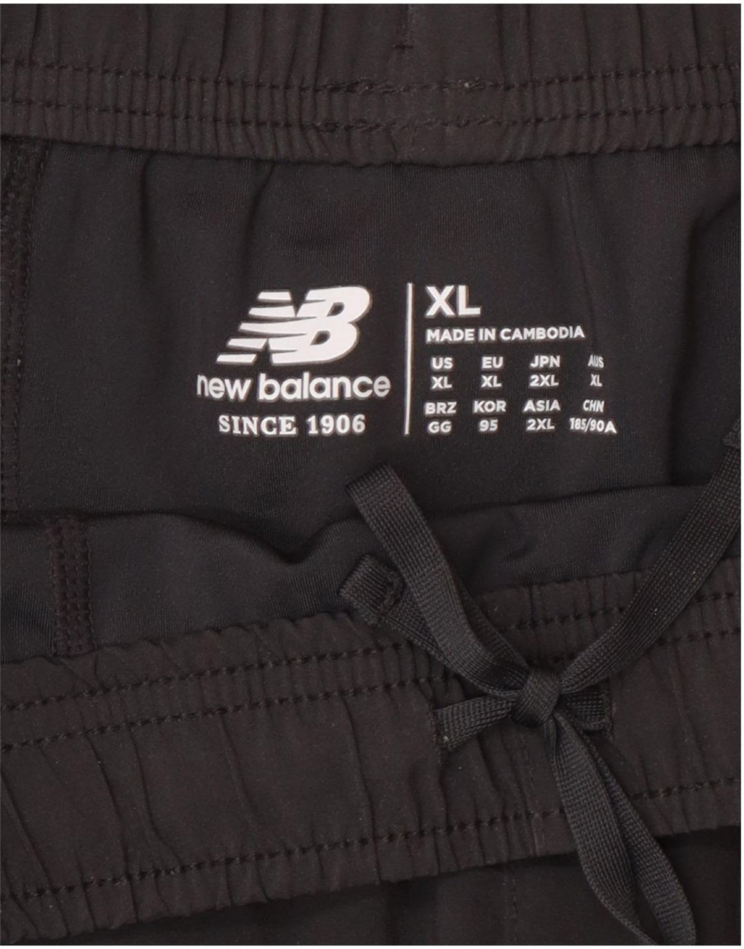 New Balance Herren Regular Sport Shorts XL Schwarz