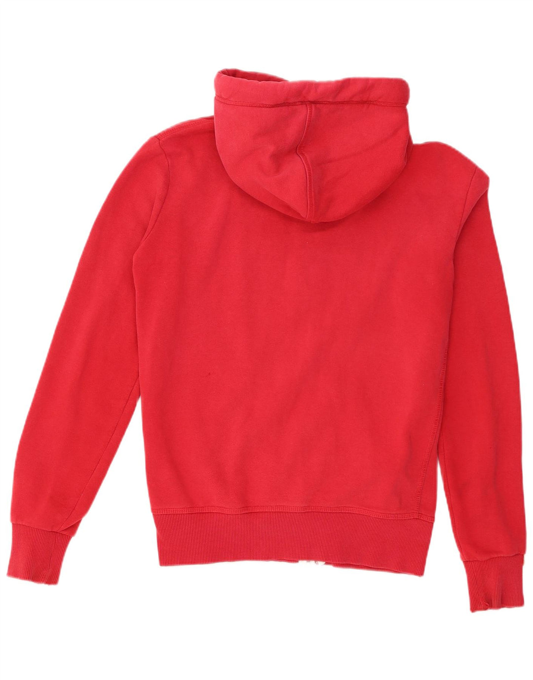 Superdry Herren-Kapuzenpullover mit Reißverschluss, Größe S, Rot, Baumwolle