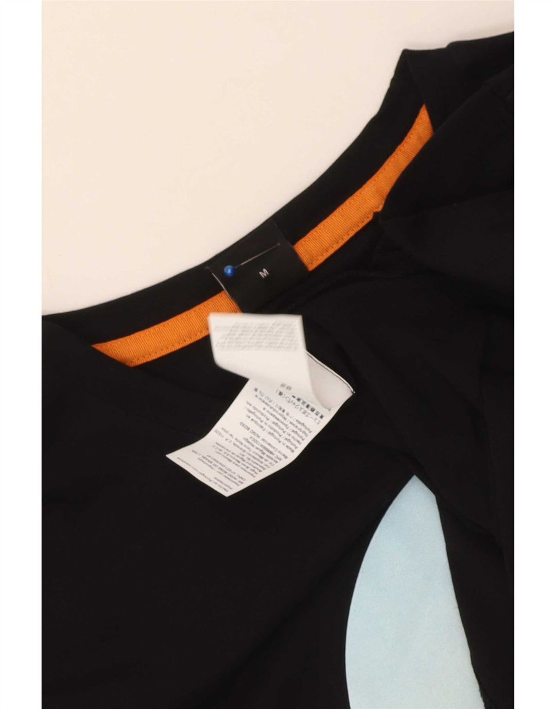 Hugo Boss Herren-T-Shirt mit Grafik, mittelschwarze Baumwolle