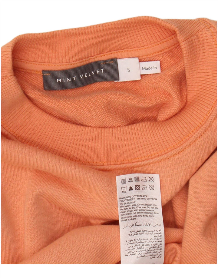 MINT VELVET Damen-Sweatshirt in Übergröße, Gr. 10, Größe S, Orange, Baumwolle