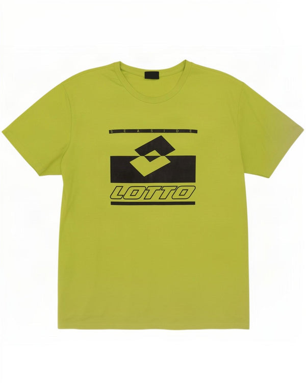 Lotto Herren Grafik T-Shirt Top XL Grün
