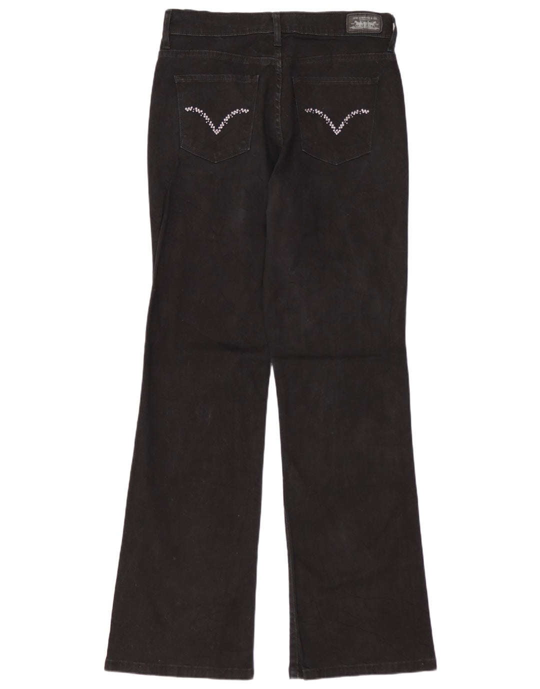 LEVI'S Damen 512 Bootcut Jeans US 6 Medium W28 L31 Schwarz