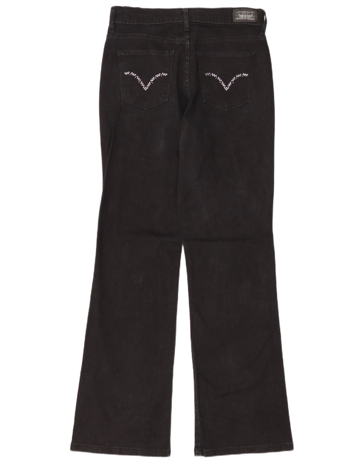 LEVI'S Damen 512 Bootcut Jeans US 6 Medium W28 L31 Schwarz
