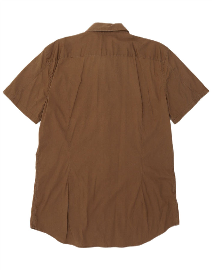 Diesel Herren Kurzarmhemd Medium Khaki