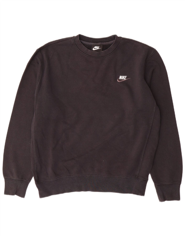 Nike Herren Sweatshirt Pullover Small Schwarz Baumwolle