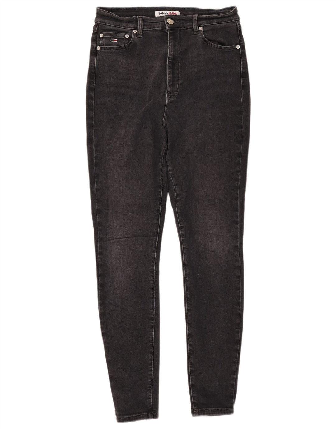 TOMMY HILFIGER Damen Melany High Rise Super Skinny Jeans W30 L30 Schwarz