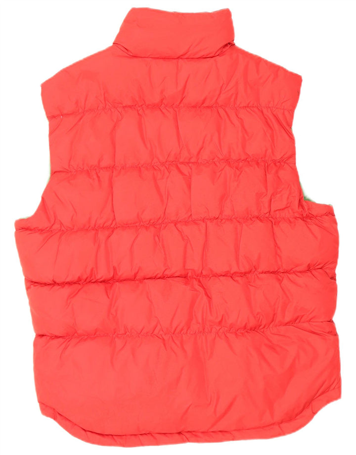 Zara Herren Wattierte Weste UK 40 Großes rotes Nylon