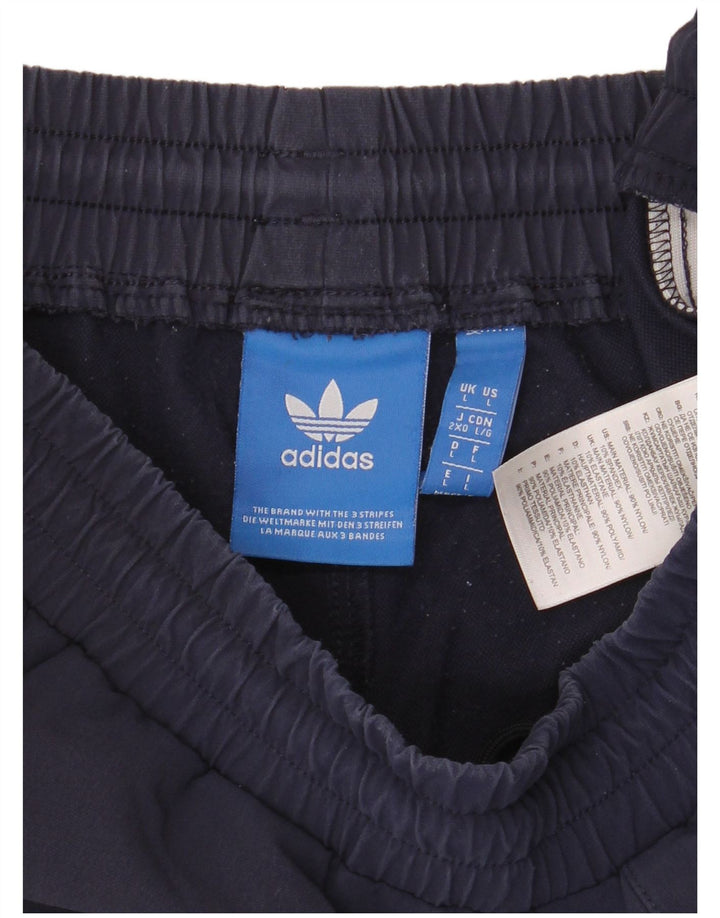 ADIDAS Herren-Sportshorts, groß, marineblaues Nylon