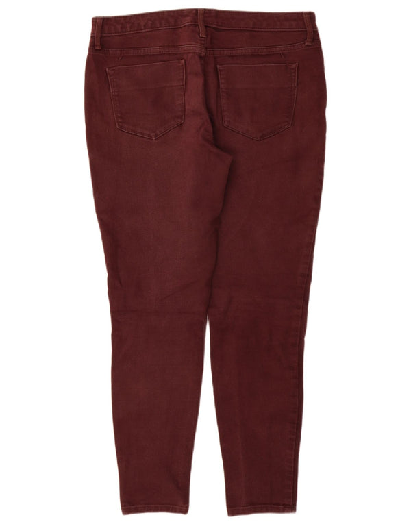 MOSSIMO Damen Mid Rise Jegging Jeans US 8 Medium W29 L28 Kastanienbraun Baumwolle