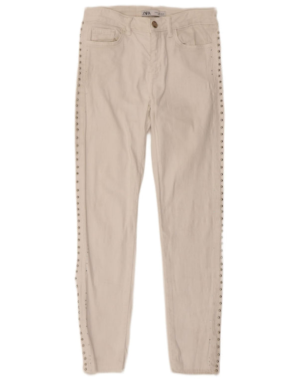 Zara Damen Skinny Jeans EU 34 2XS W24 L27 Weiß