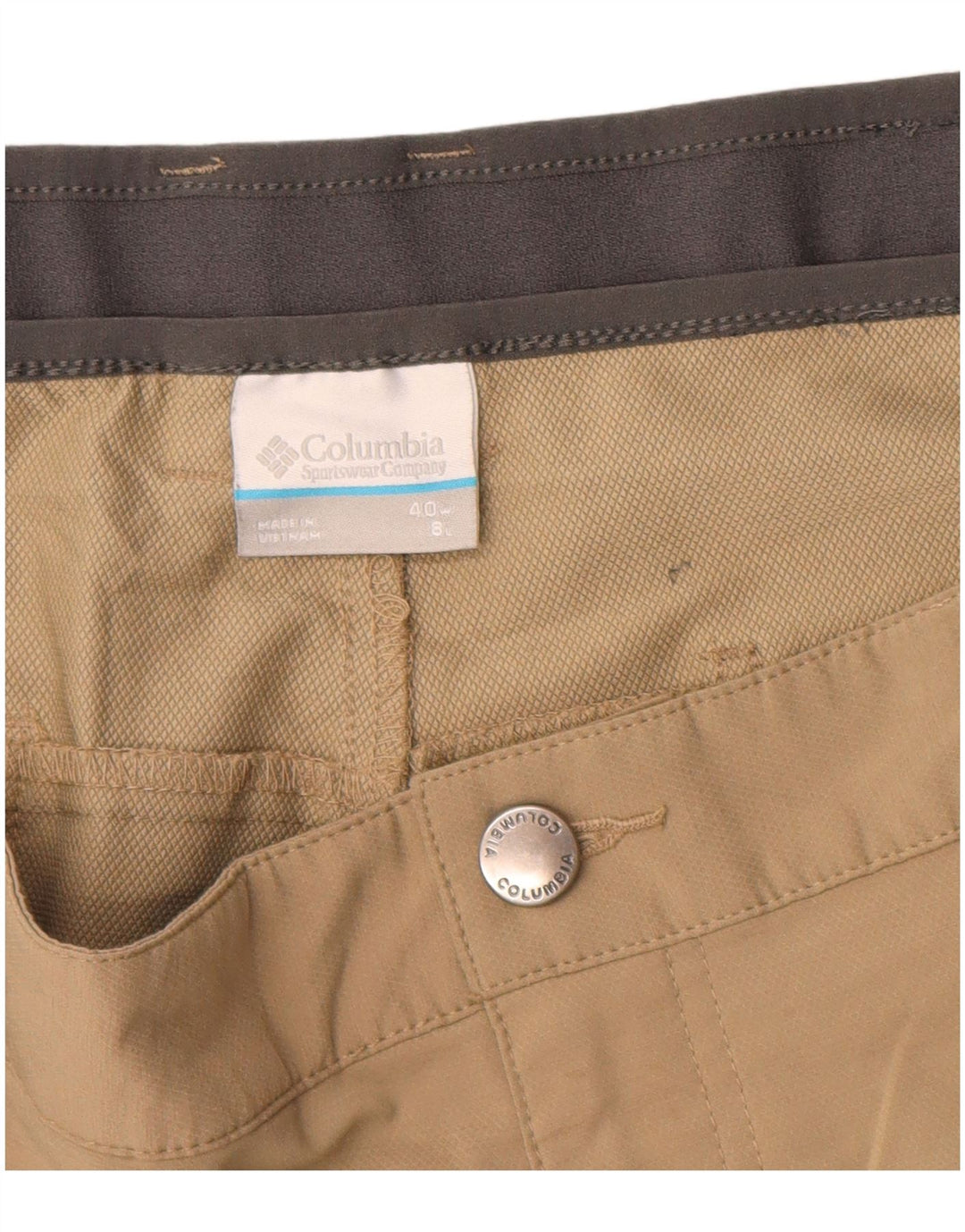 Columbia Herren Chinoshorts W40 XL Beige Colourblock Polyester