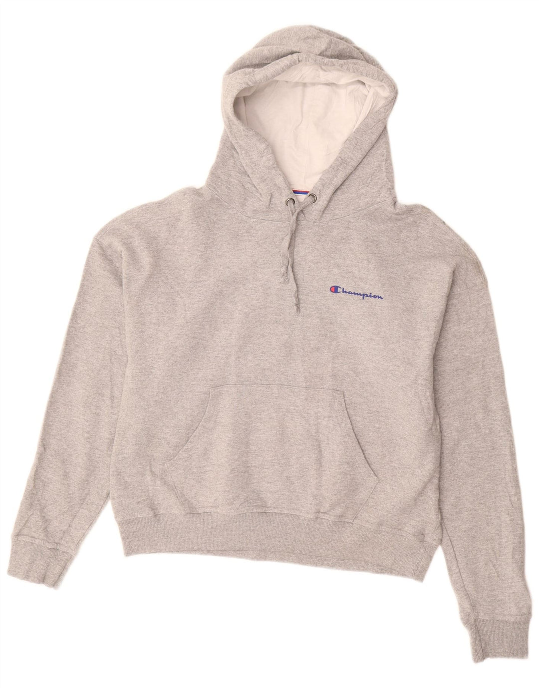 CHAMPION Damen-Pullover mit übergroßem Kapuzenpullover, Gr. 10, Größe S, Grau
