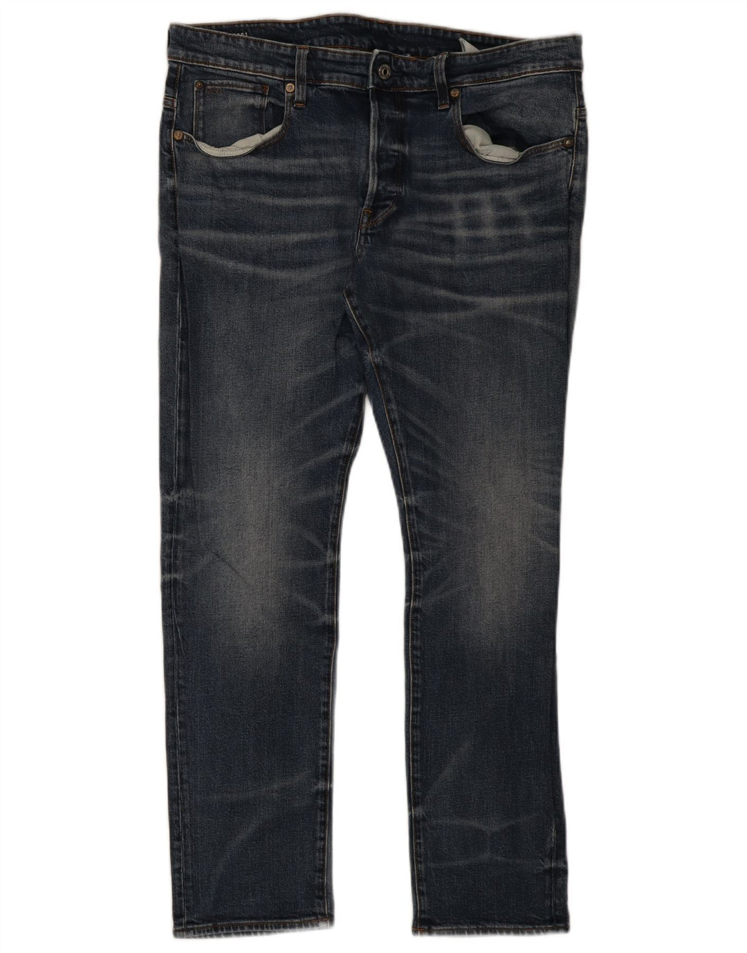G-Star Herren Slim Jeans W36 L30 Blaue Baumwolle
