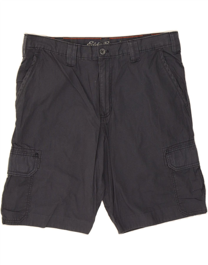 EDDIE BAUER Mens Cargo Shorts W36 Large  Black Cotton Vintage Eddie Bauer and Second-Hand Eddie Bauer from Messina Hembry 