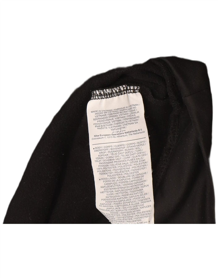 Jordan Herren-Kapuzenpullover mit normaler Passform, XS, schwarzes Polyester