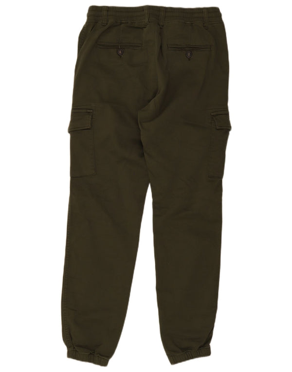 Carhartt Mens Joggers Cargo Trousers W32 L30 Khaki Cotton